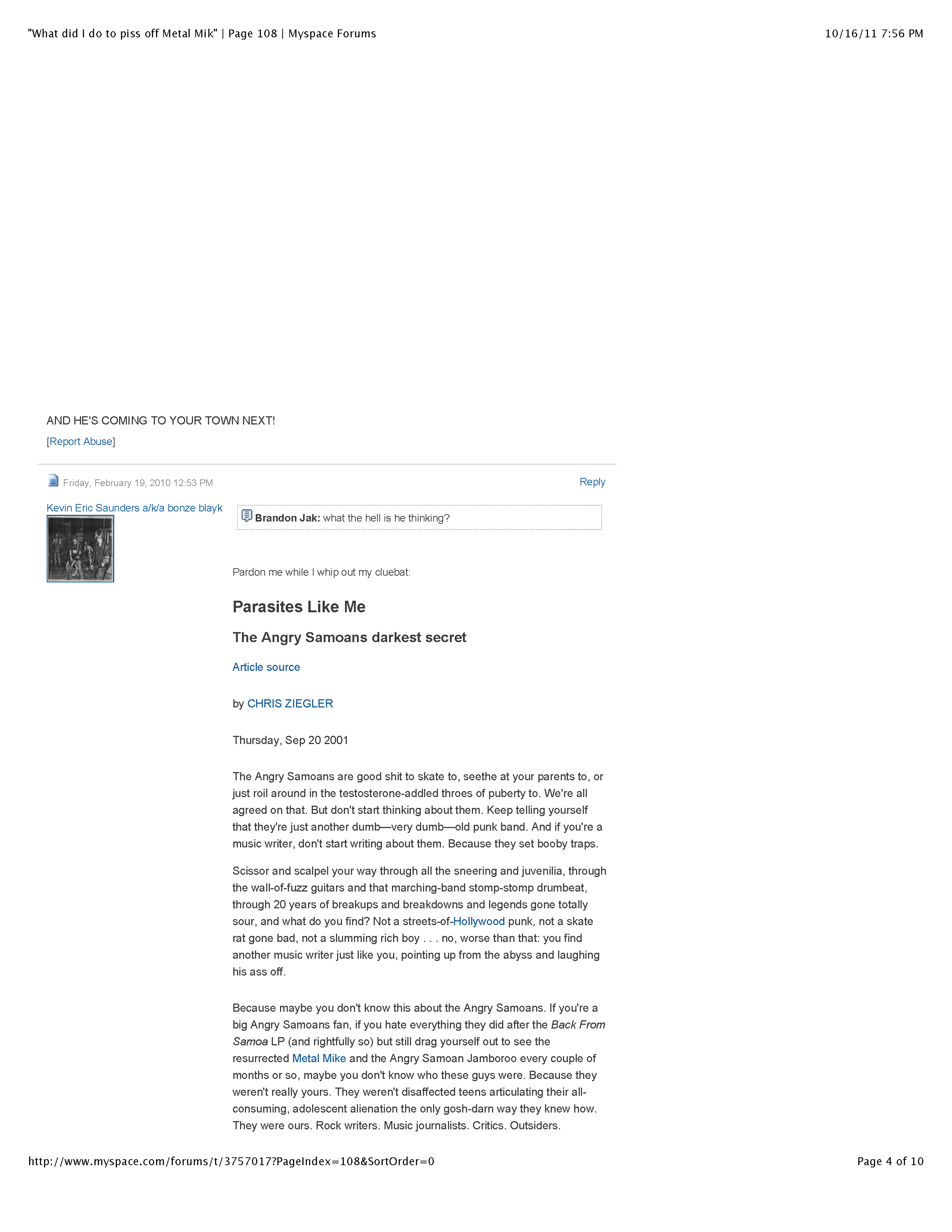 ./MySpace - 'What did I do to piss off Metal Mike' | Page 108 | Myspace Forums re Metal Mike Saunders_Page_04.png